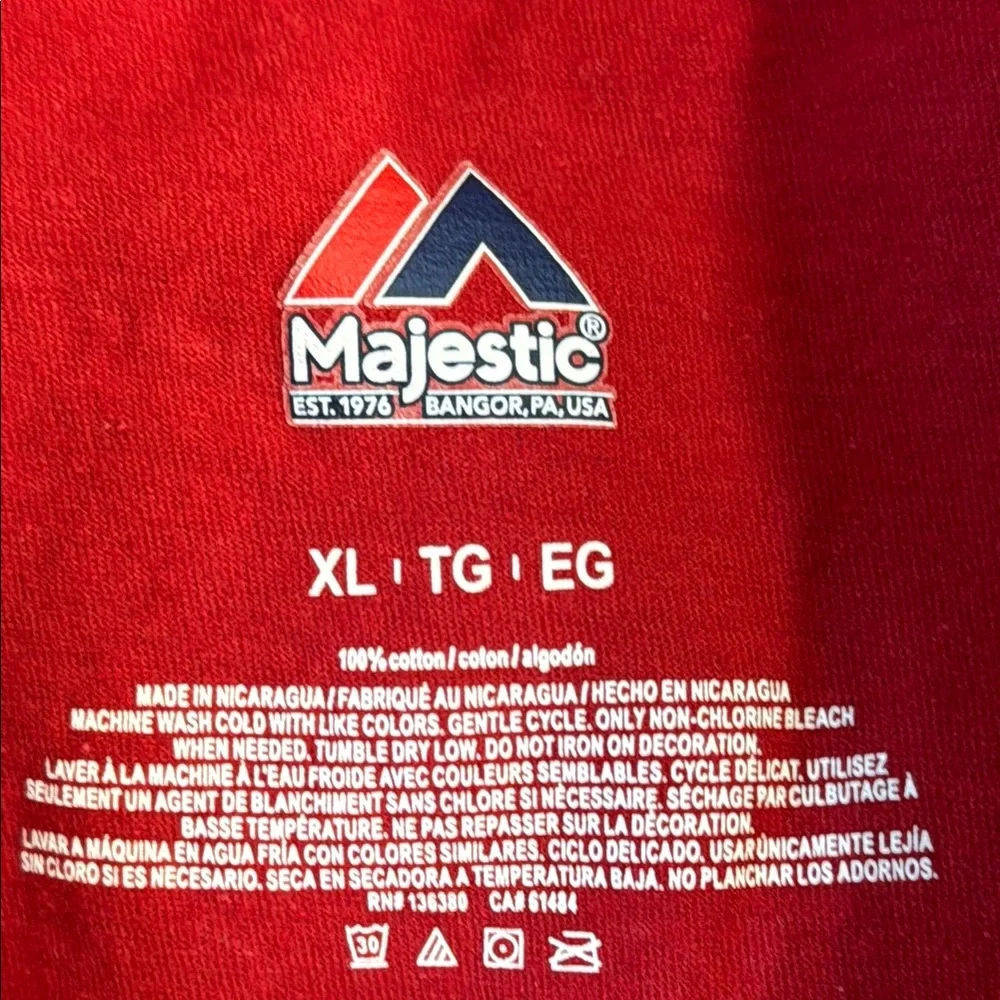 Majestic Red 49ers Short Sleeve Tee - Picture 9 of 12